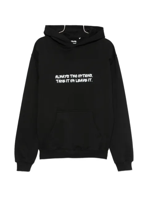 GEORGE. slogan-print hoodie