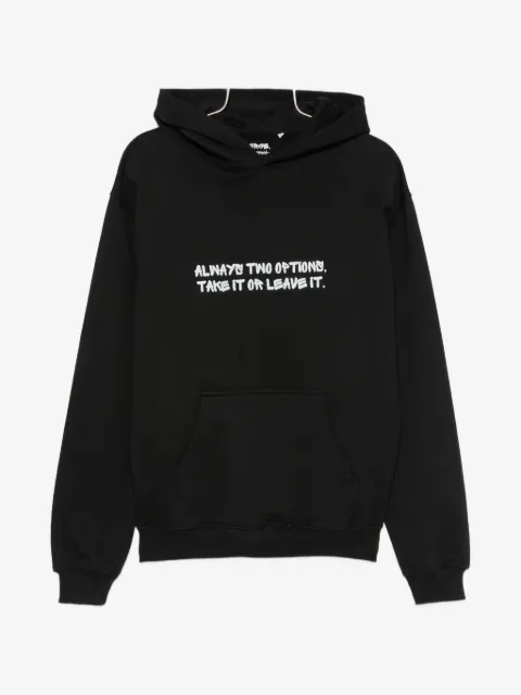 GEORGE. Moletom com capuz e estampa de slogan