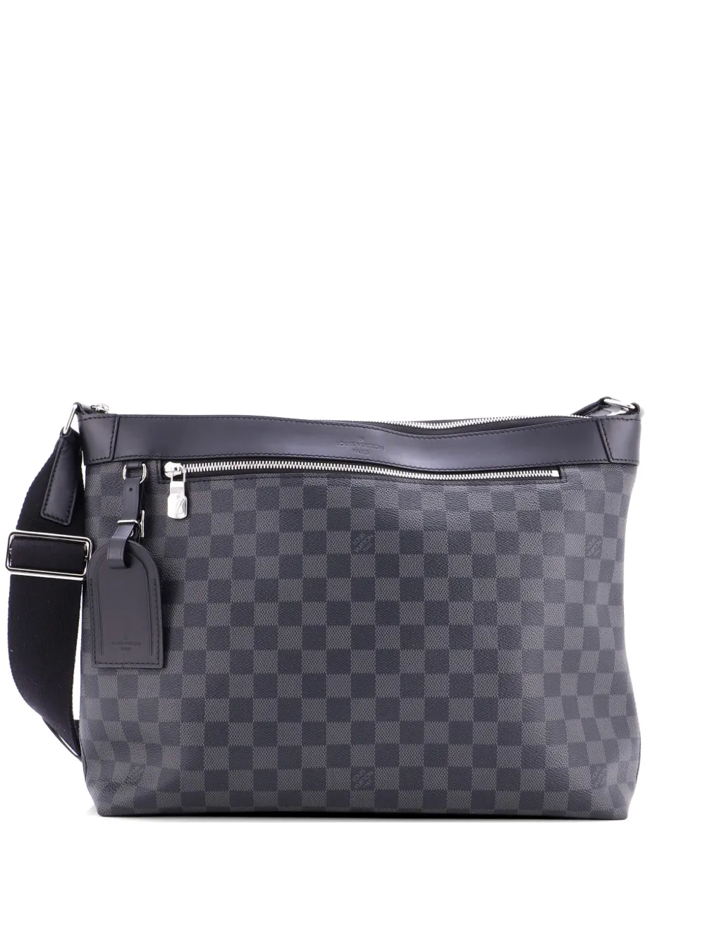 Louis Vuitton Pre-Owned Mick NM Messenger Bag PM Damier Graphite Schultertasche - Schwarz