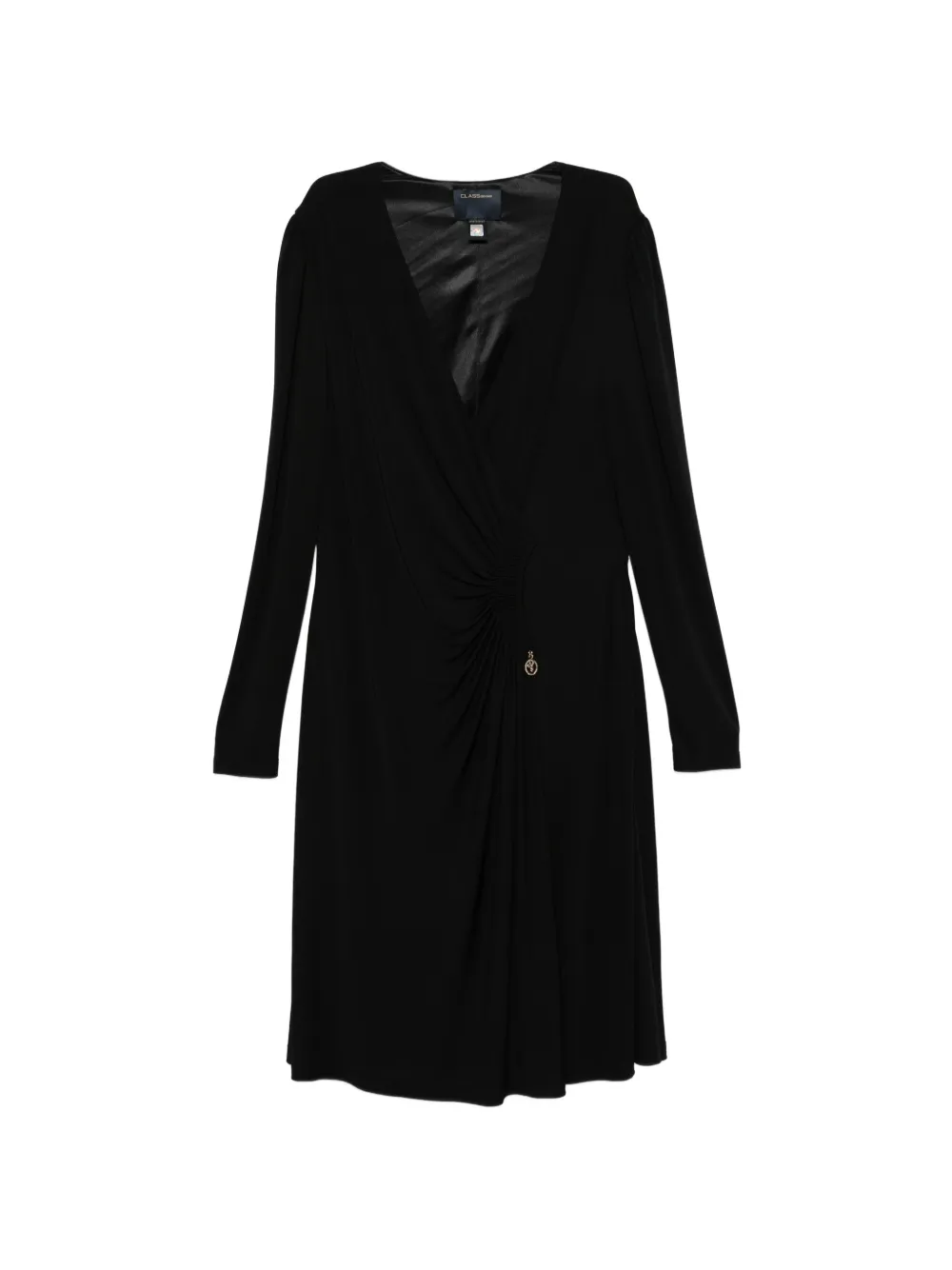 Roberto Cavalli Vintage 2000s V-neck dress - Black