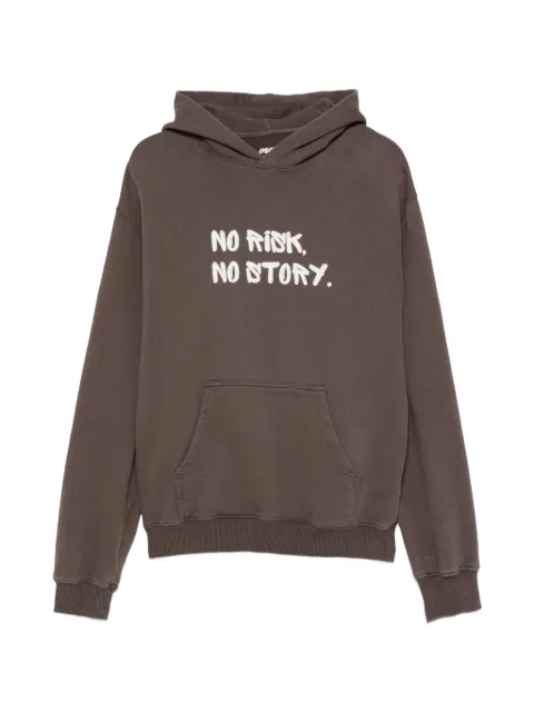 GEORGE. slogan-print hoodie