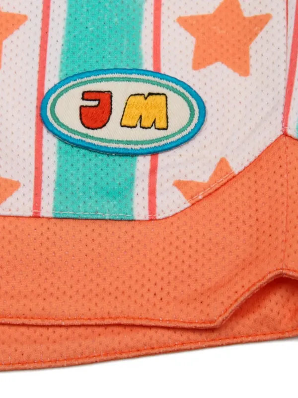 JELLYMALLOW スタープリント メッシュ ショートパンツ | ホワイト