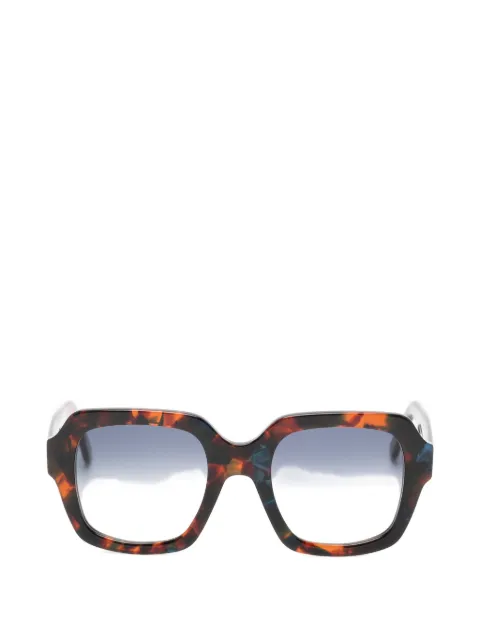 Andy Wolf tortoiseshell-effect square-frame sunglasses