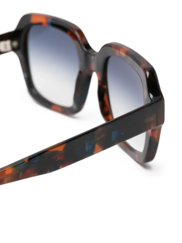 Andy Wolf tortoiseshell-effect square-frame Sunglasses  display picture 3