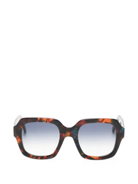 Andy Wolf tortoiseshell-effect square-frame sunglasses