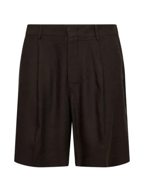 NN07 Kay pleated elasticated-waist shorts