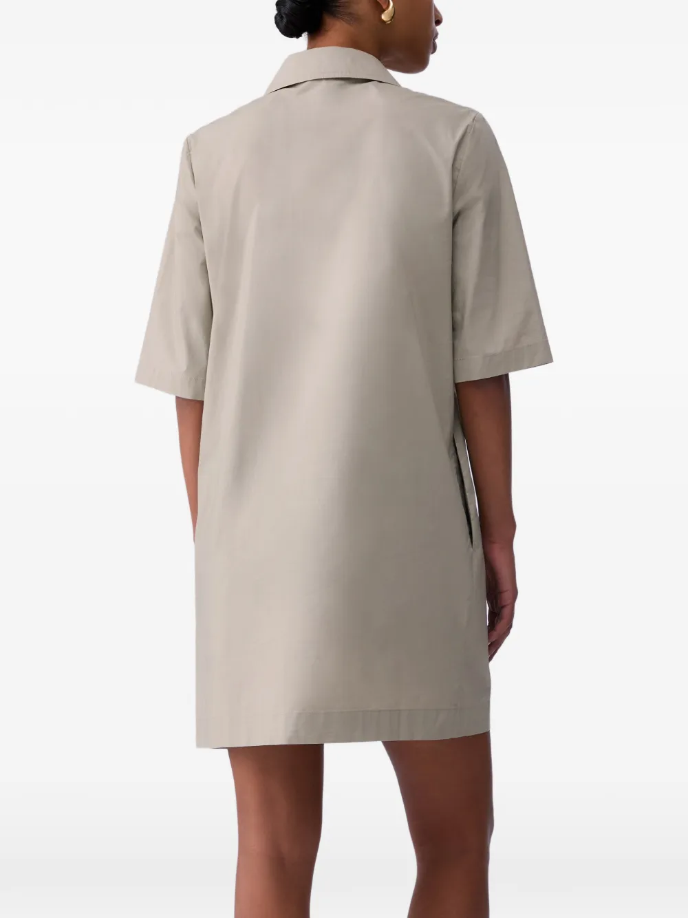 LIU JO Popeline mini-jurk Beige