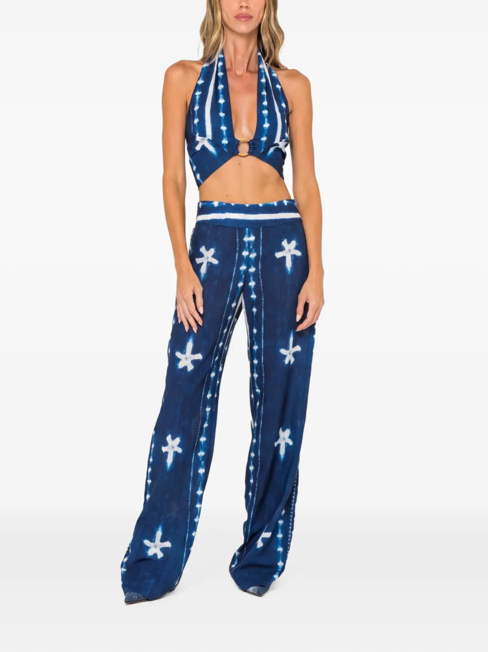 JBQ Nandy haltertop Blauw