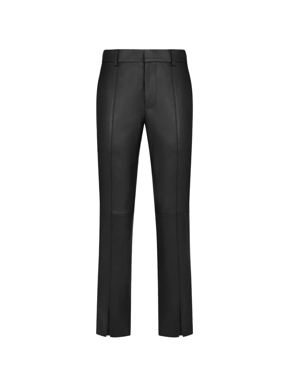 Blazé Milano Smiley panelled leather trousers - Nero