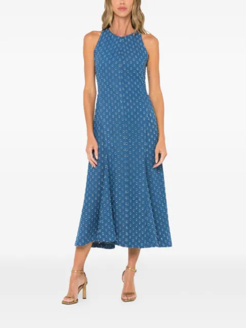 JBQ Brynn patterned sleeveless midi dress