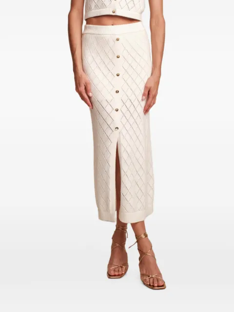 HEVRON falda midi Mia