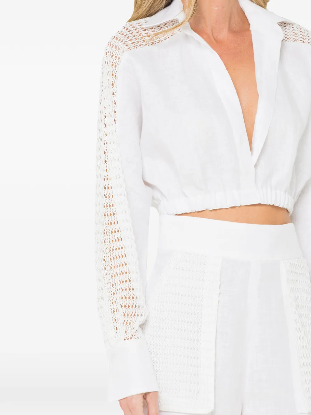 JBQ Sonnet high waist shorts Wit