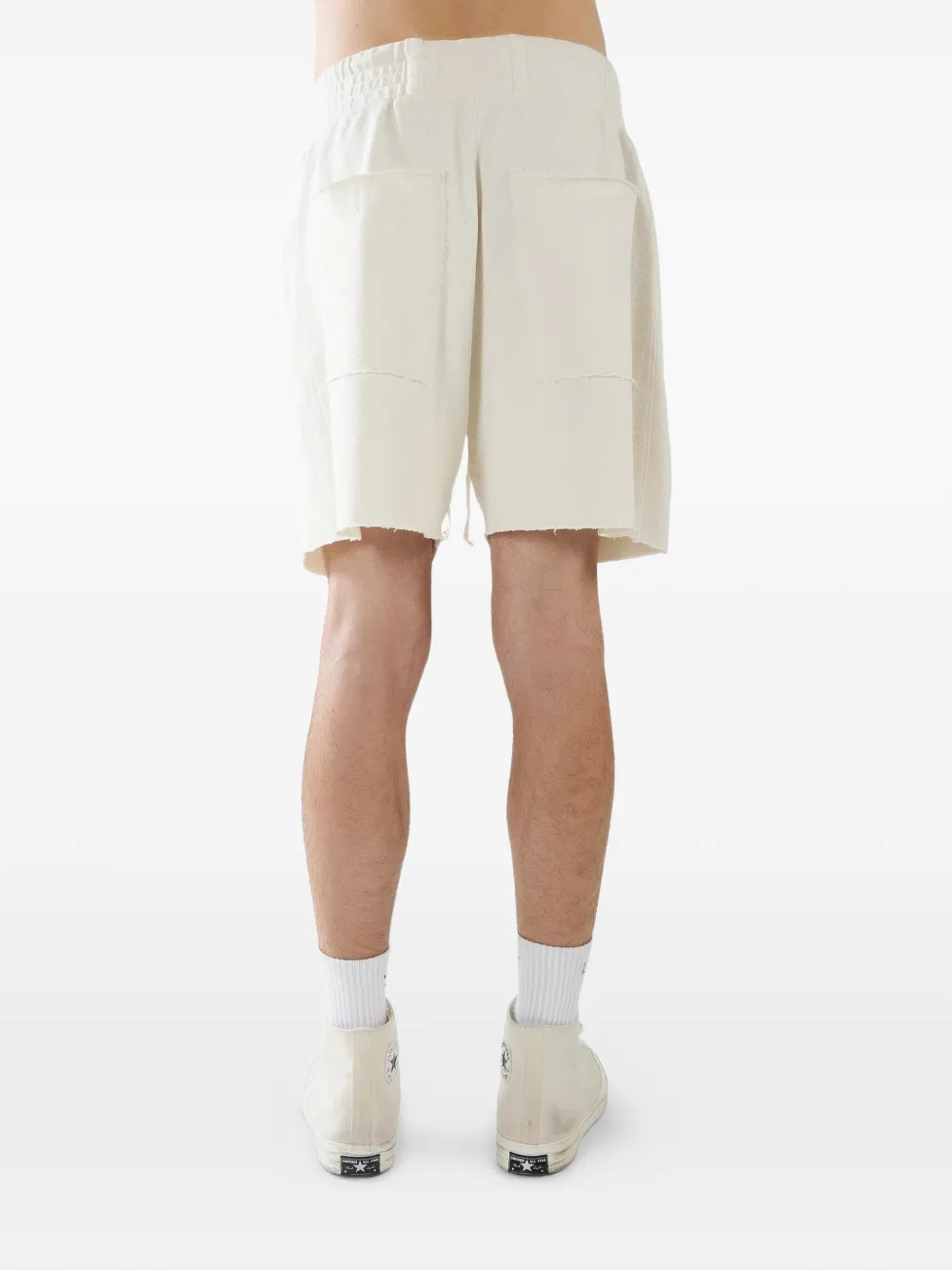 Les Tien Shorts met trekkoord Beige