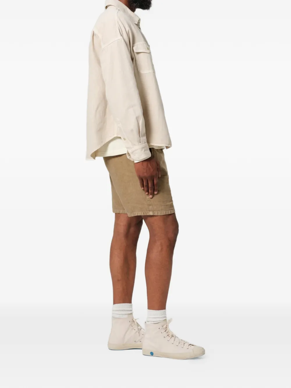 Citizens of Humanity Shorts met trekkoord Beige