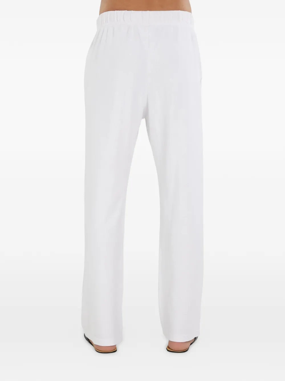 Les Tien Trainingsbroek met trekkoord Wit