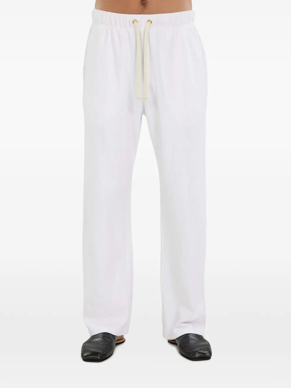 Les Tien drawstring track pants - Bianco