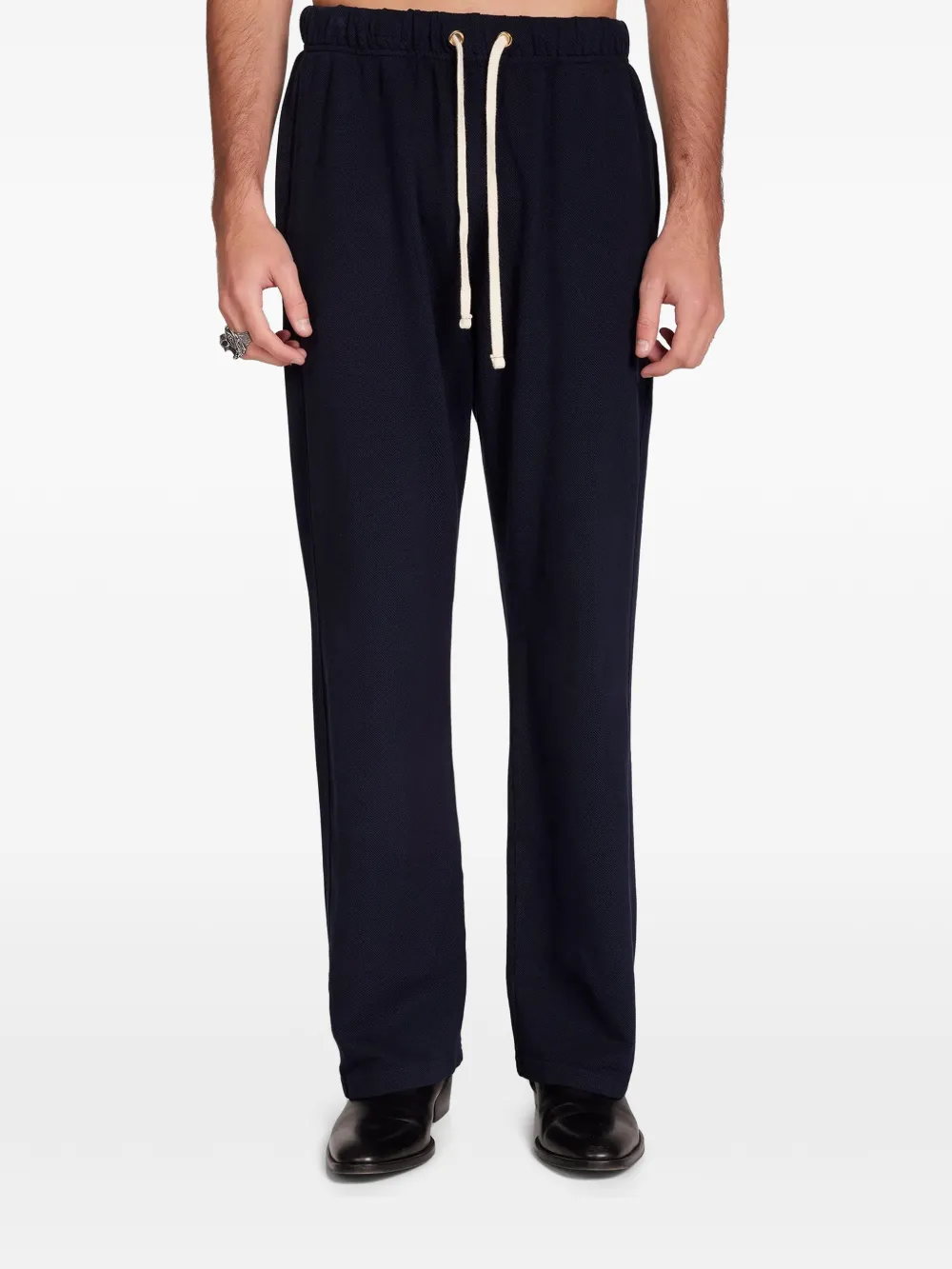 Les Tien piqué trousers - Blu