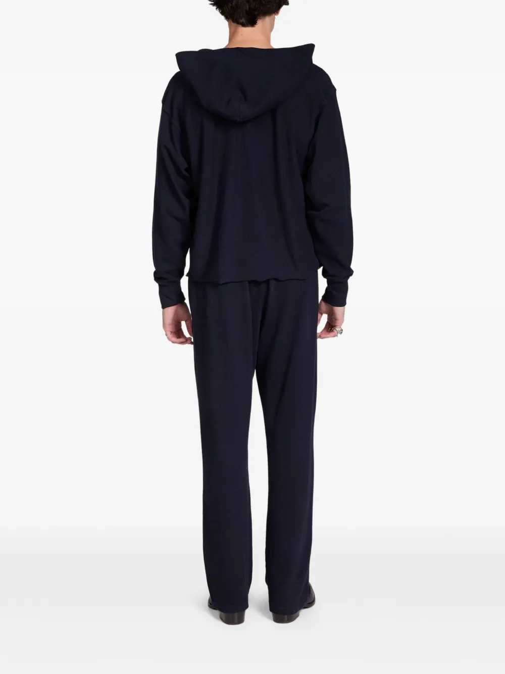 Les Tien Piqué broek Blauw