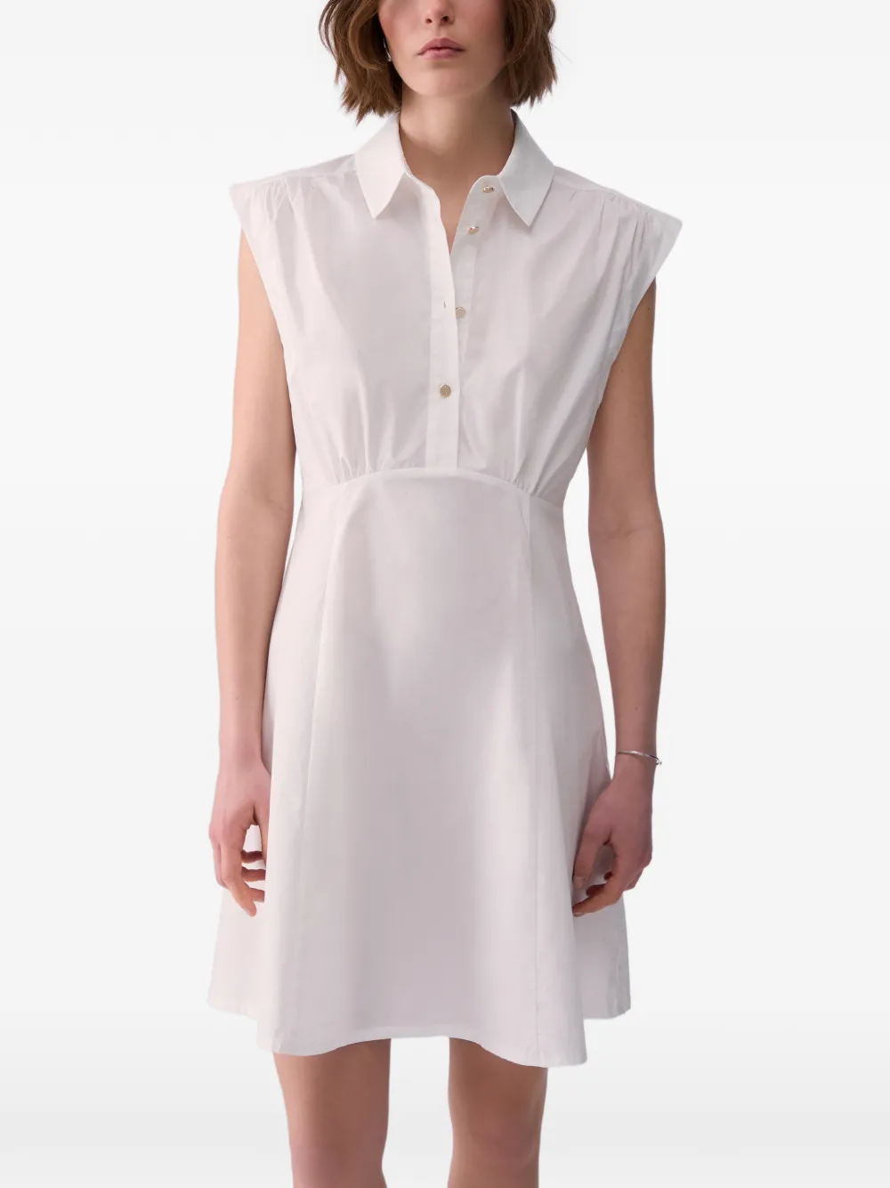 LIU JO poplin mini dress - Bianco