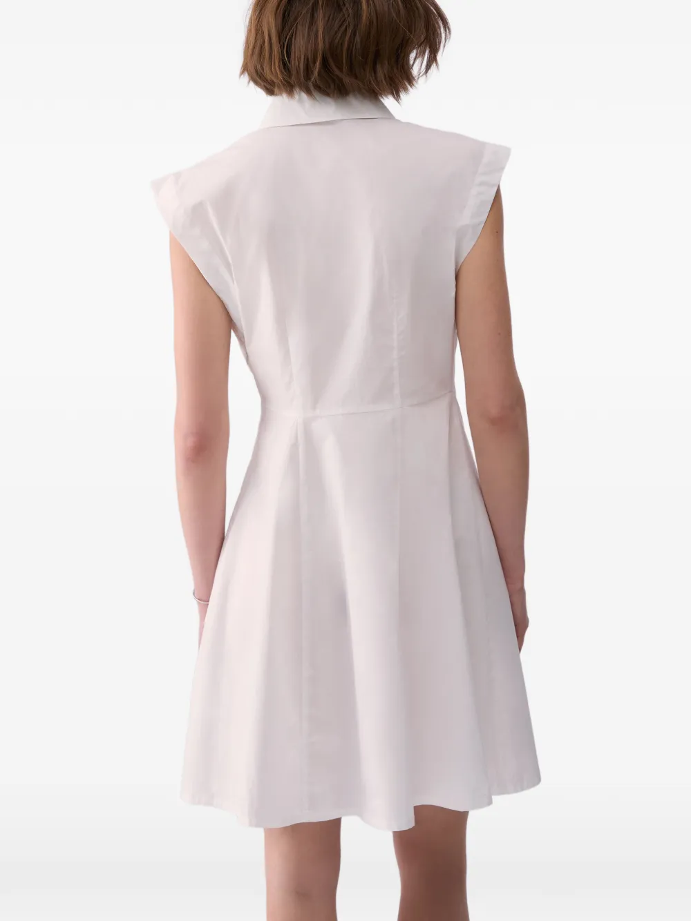 LIU JO Popeline mini-jurk Wit