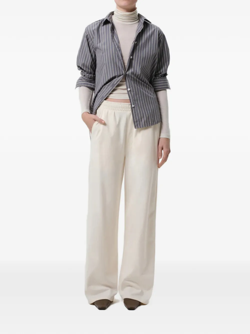 Citizens of Humanity Brynn broek met elastische taille Beige