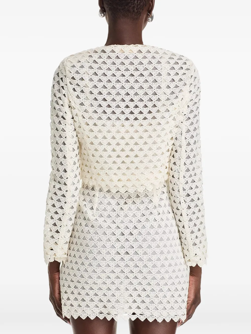  Loveshackfancy Cardigan Alaya - Bianco 