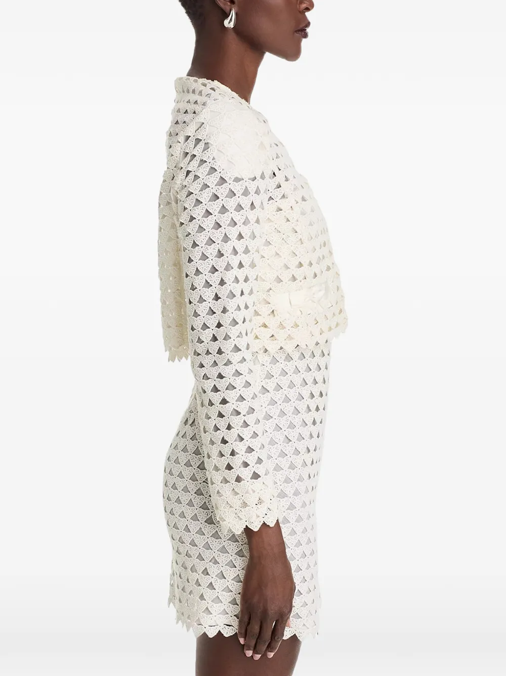 Loveshackfancy Cardigan Alaya - Bianco 