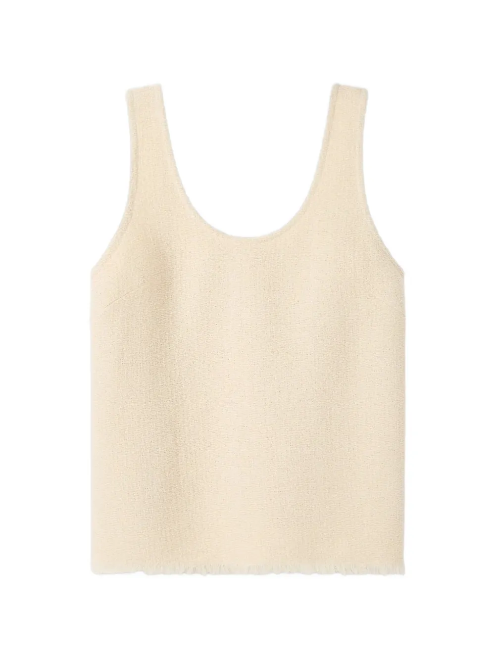A.EMERY Top Sloane con frange - Toni neutri