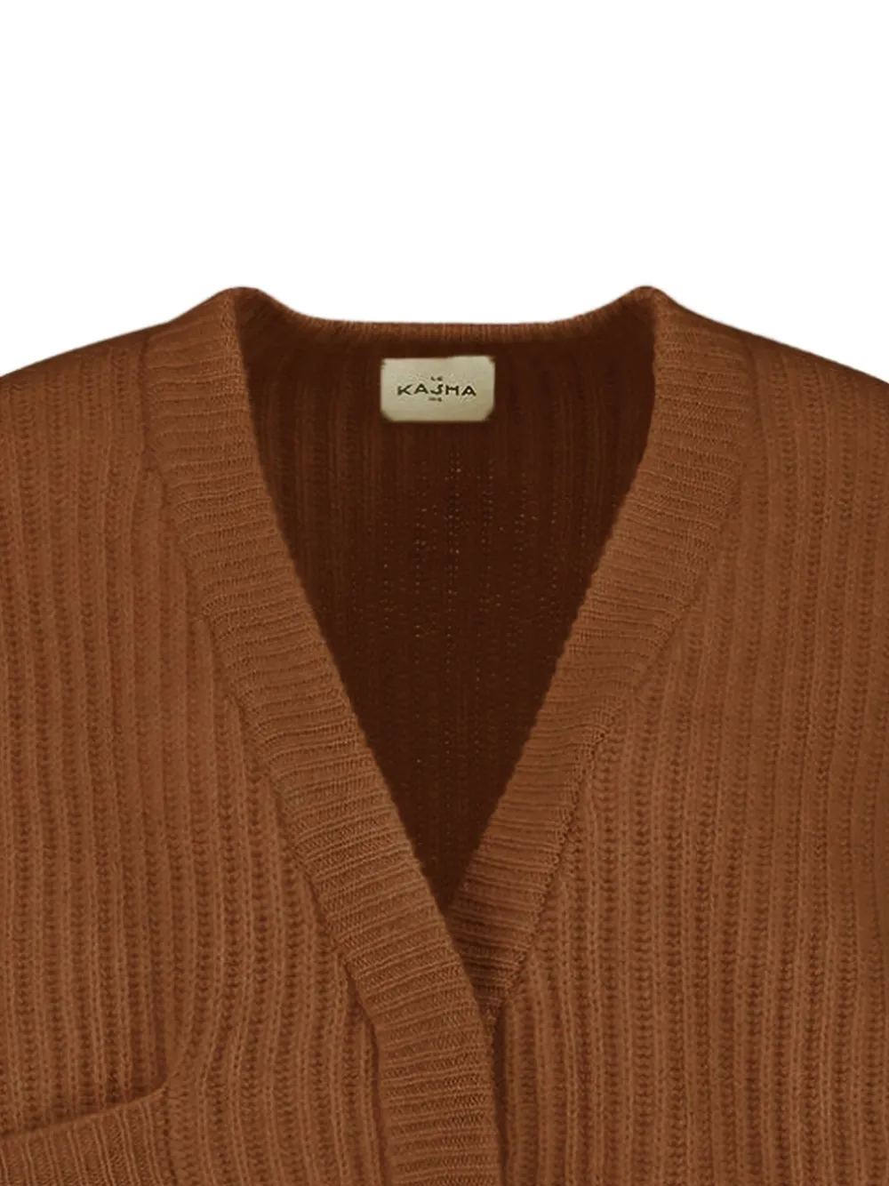 Le Kasha Monaco Cardigan in Brown, view 2