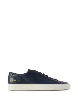Common Projects Four Hole lace-up Sneakers | Black | FARFETCH ID