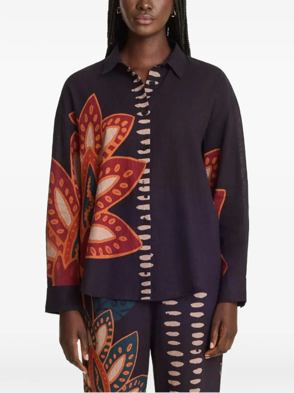 DIARRABLU Rina graphic-print shirt