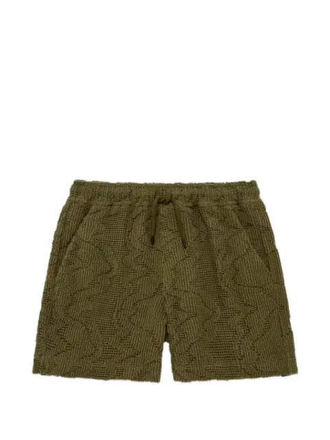 OAS Company jacquard-knit drawstring shorts