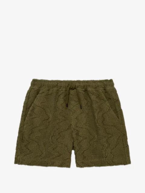 OAS Company jacquard-knit drawstring shorts