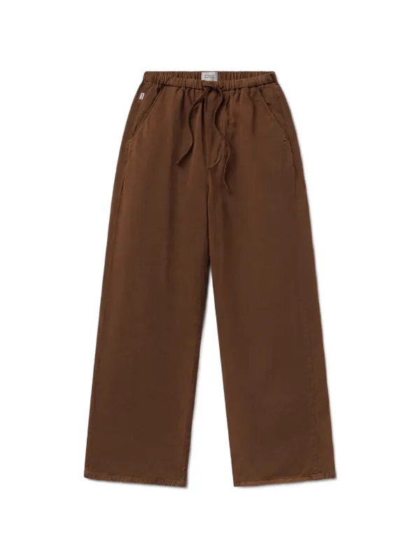 Citizens of Humanity Drawstring Wide-leg Trousers in Brown
