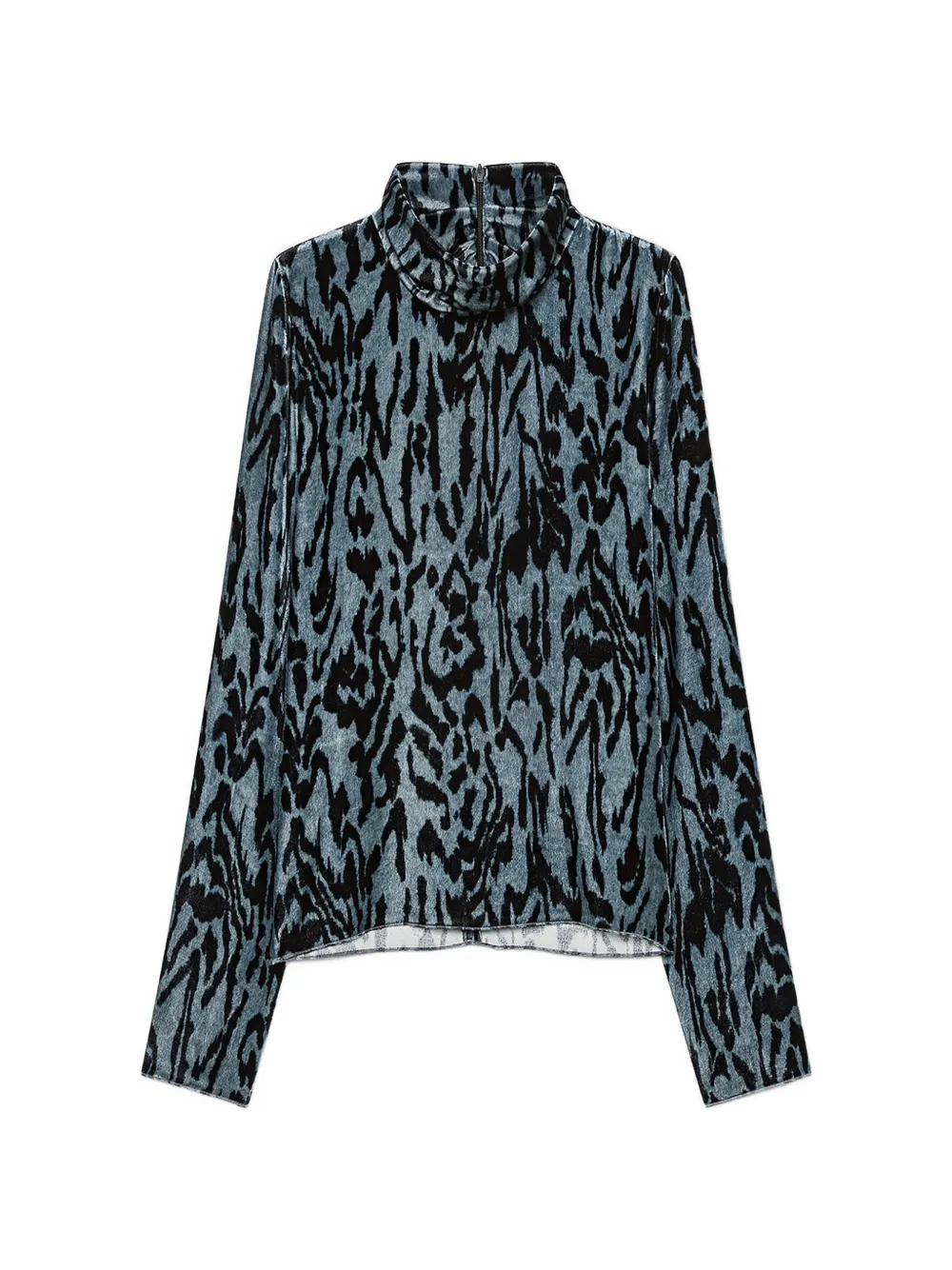 Forte Forte moiré blouse - Blue