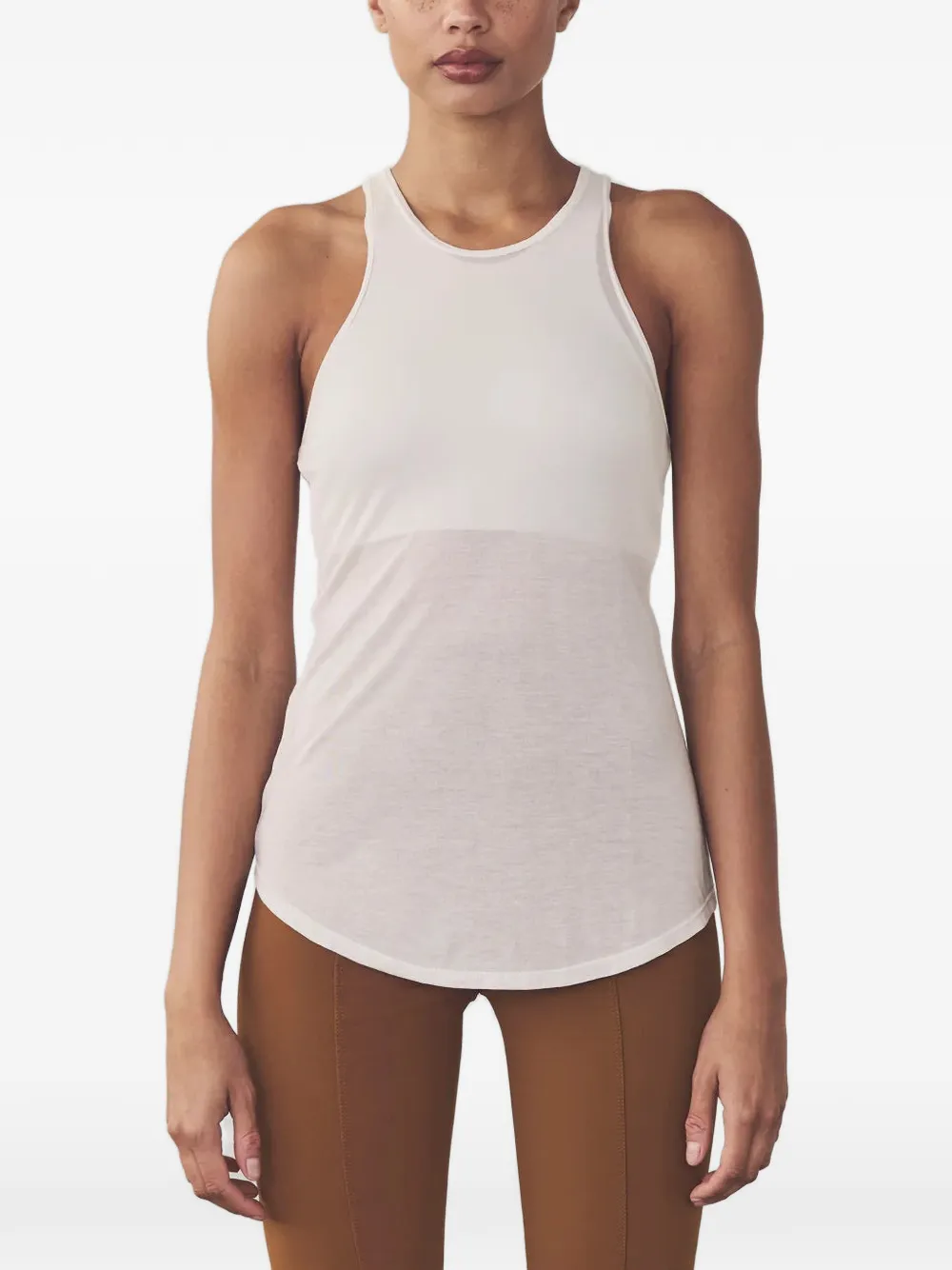 ARTEMIS DICIERO racer-back tank top - Nude