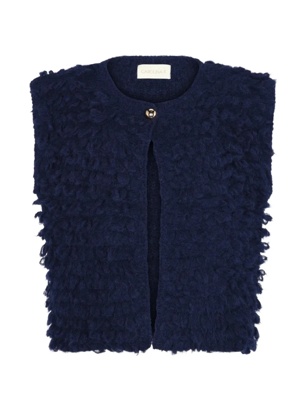 Carolina K textured sleeveless top - Blau