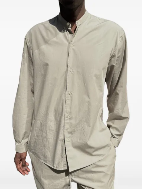 Officine Generale band-collar long-sleeve shirt