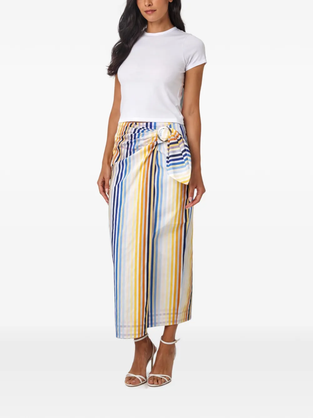 Toccin Gwyneth midi-rok Blauw