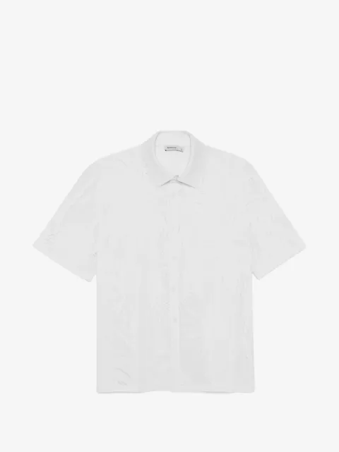 SIMKHAI  Conrad button-down short-sleeve shirt