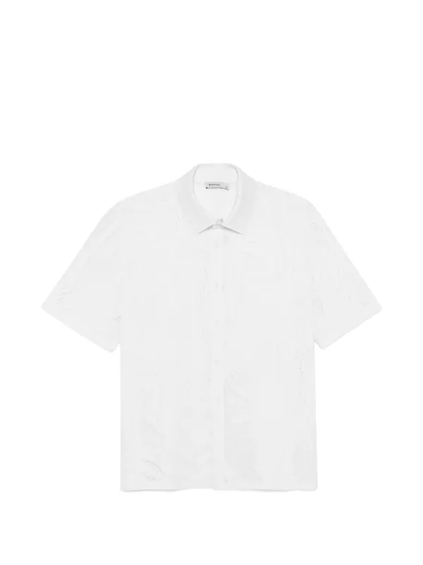 Simkhai Conrad Button-down Short-sleeve Shirt in Neutrals