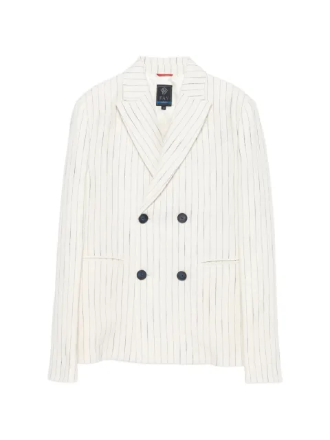 Fay Kids pinstripe double-breasted blazer