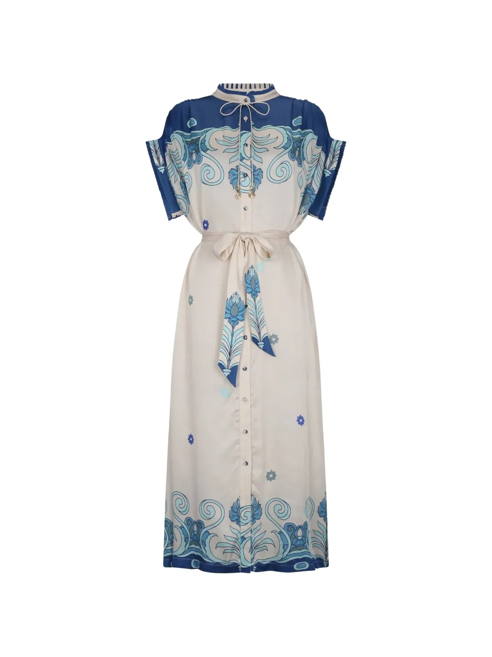 Carolina K Valerie kaftan belted dress - Toni neutri