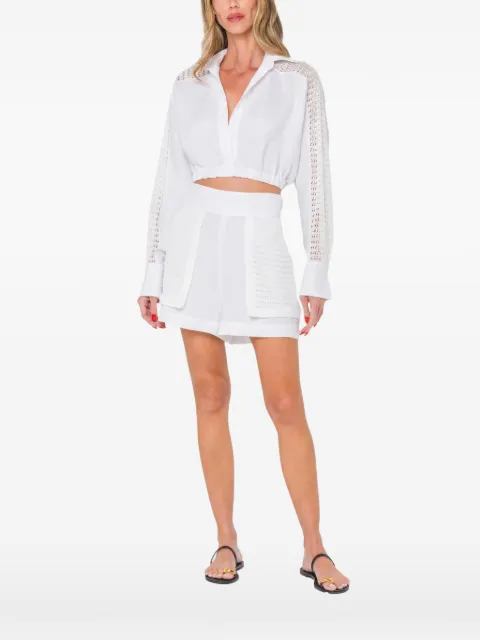 JBQ cropped Elianne bluse i løs strik