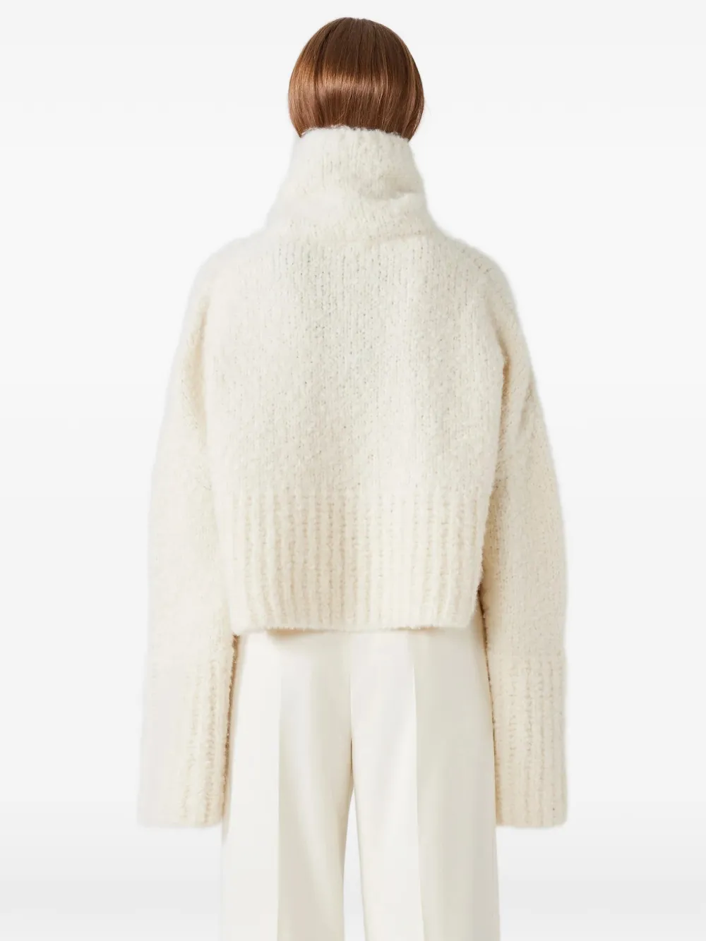 SA SU PHI Teddy coltrui met lange mouwen Beige