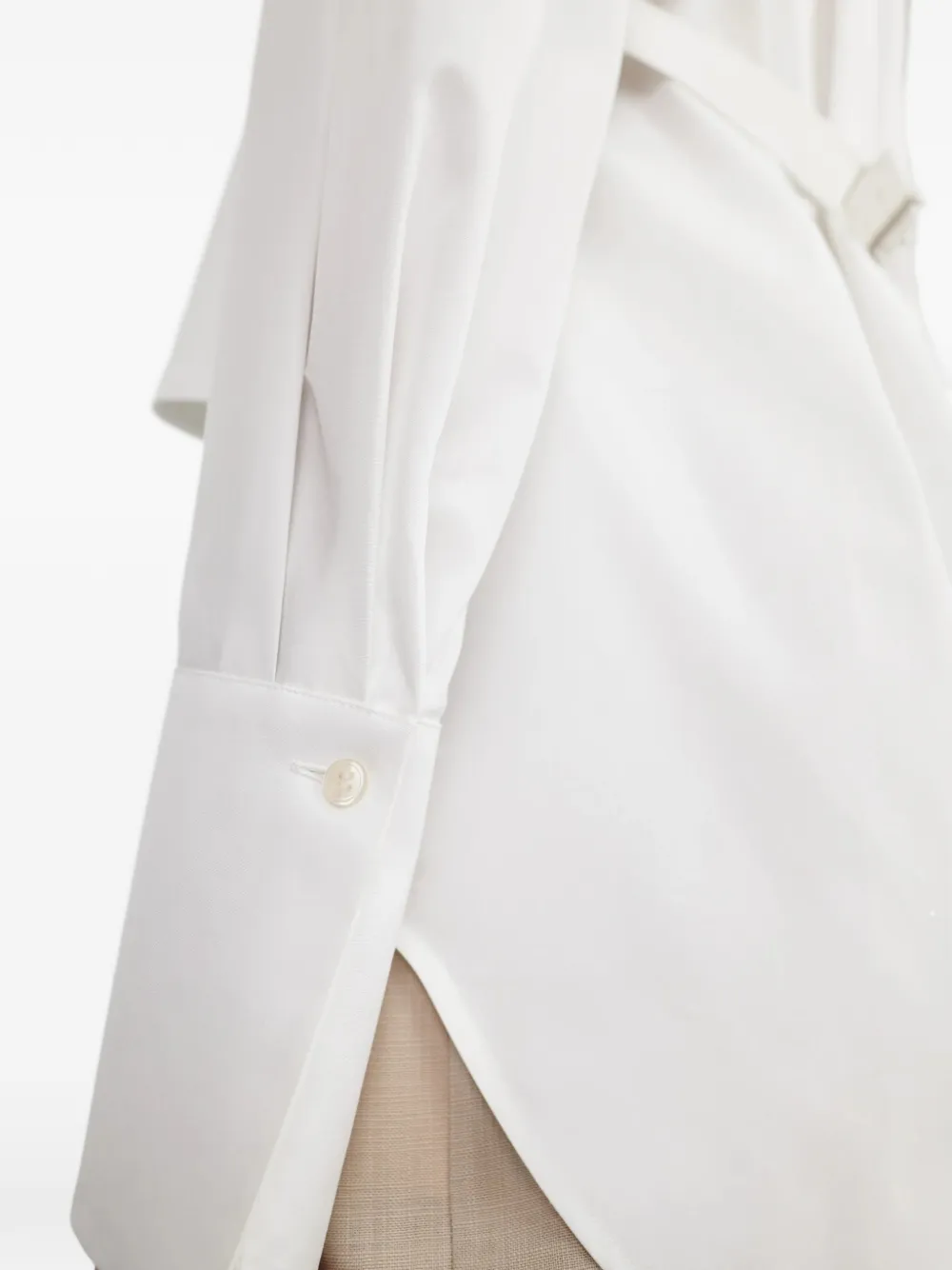 WARDROBE.NYC Gelaagde blouse met gespbandje Wit