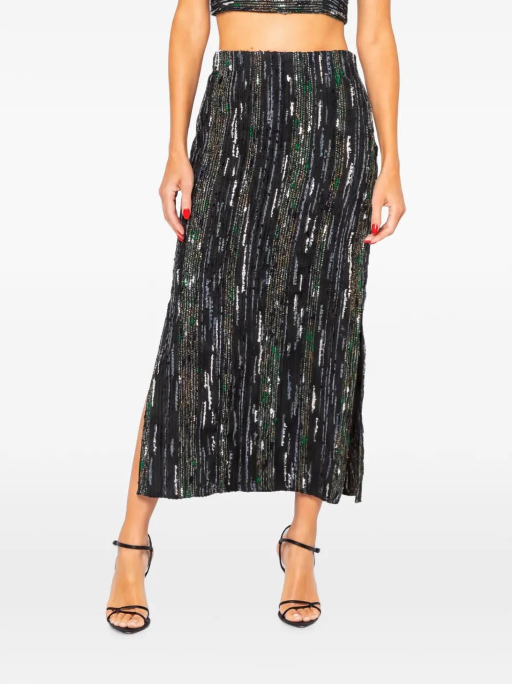 JBQ Avery midi skirt - Schwarz