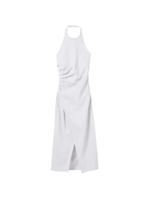 A.L.C. Sylvie gathered halter-neck midi dress