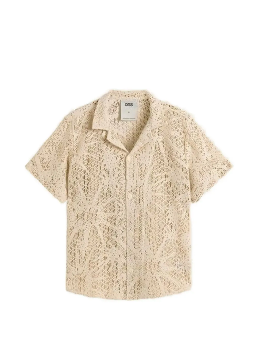OAS Company Astrea Cuba crochet-knit shirt - Toni neutri