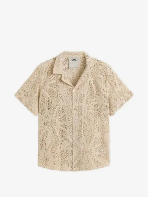OAS Company Astrea Cuba crochet-knit shirt